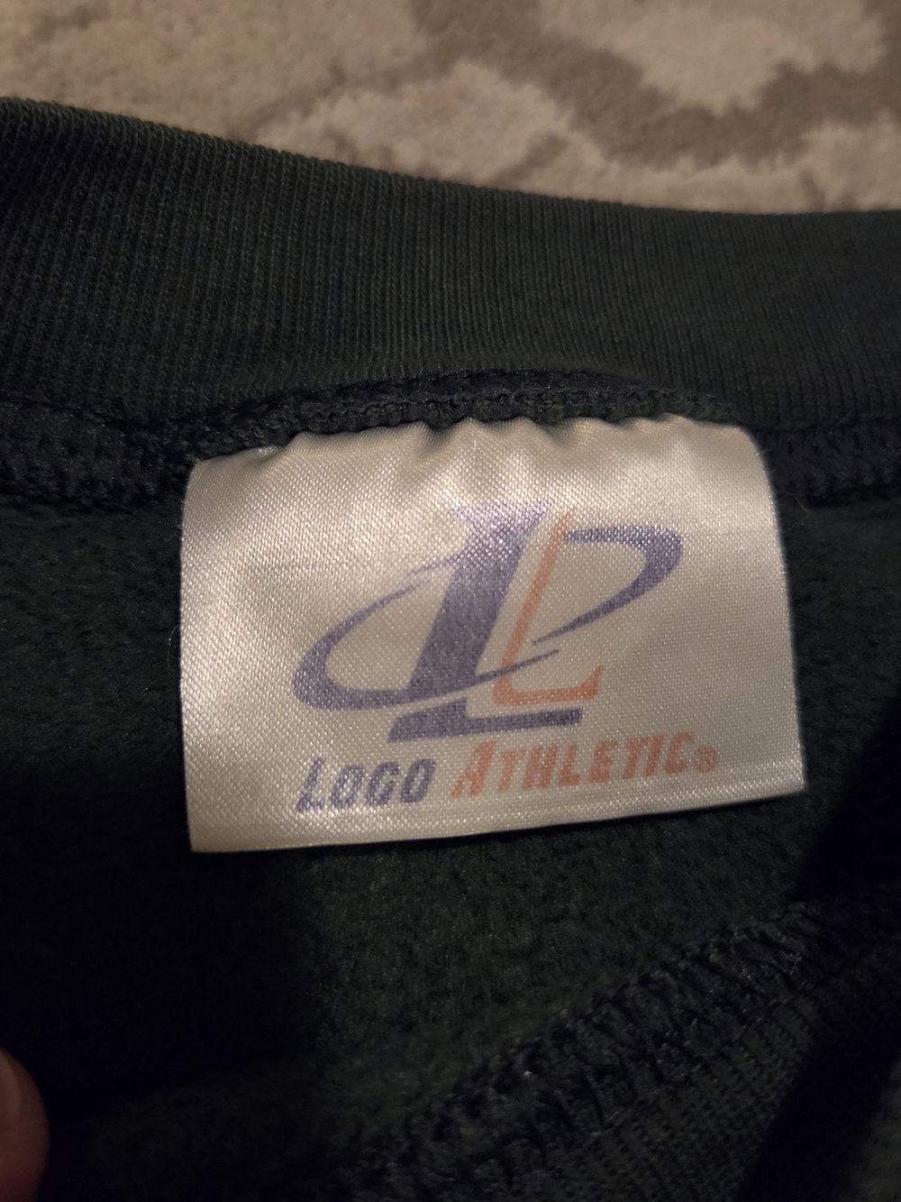 Vintage Logo Athletic Dark Green New York Jets Crewneck Sweatshirt - Picture 4 of 4
